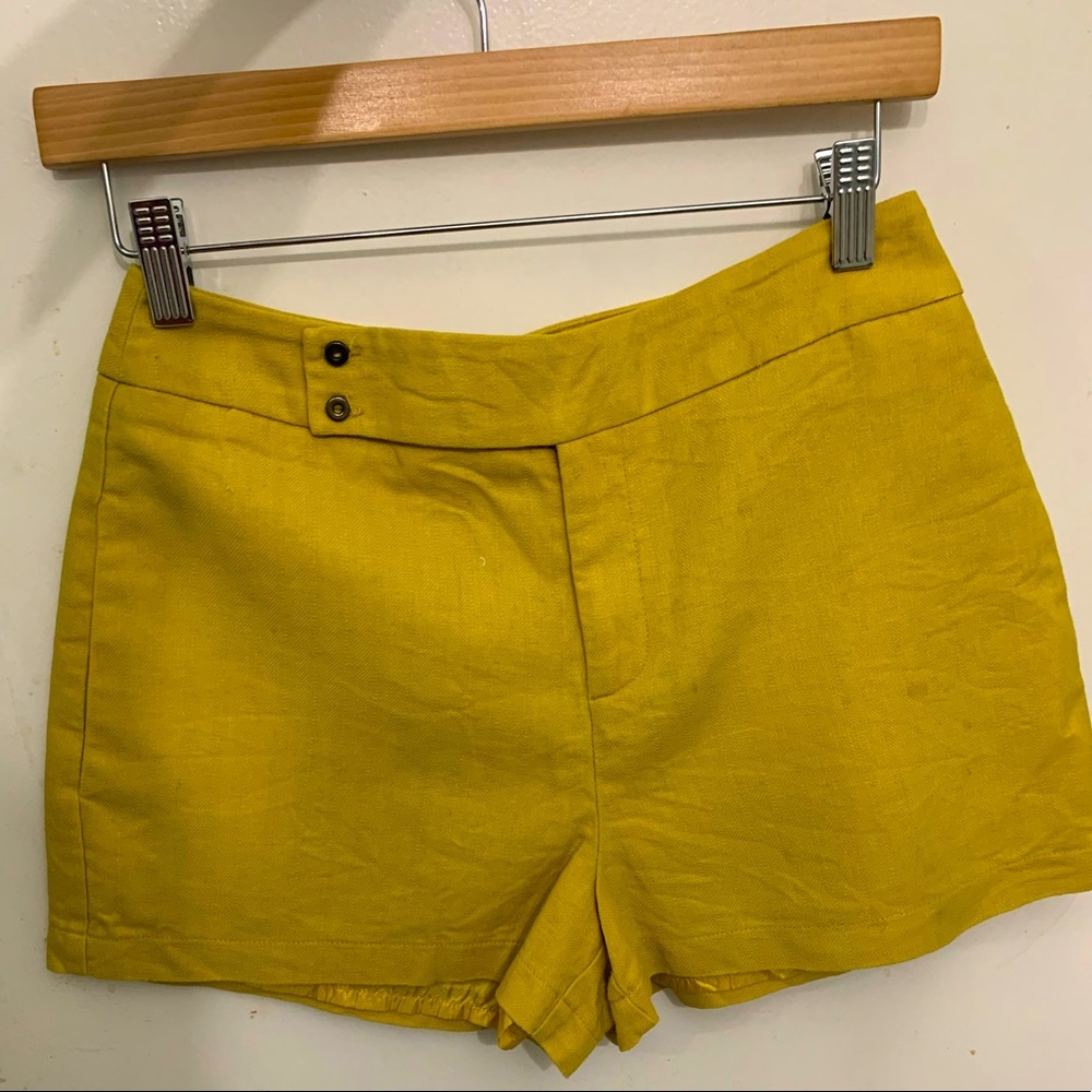 Yellow shorts